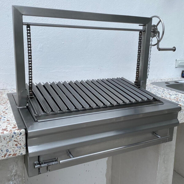 Standard Argentinian Style Stainless Steel Grill 36"